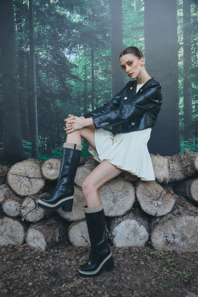 JOANNE BOOTS CACHEMIRE BLACK