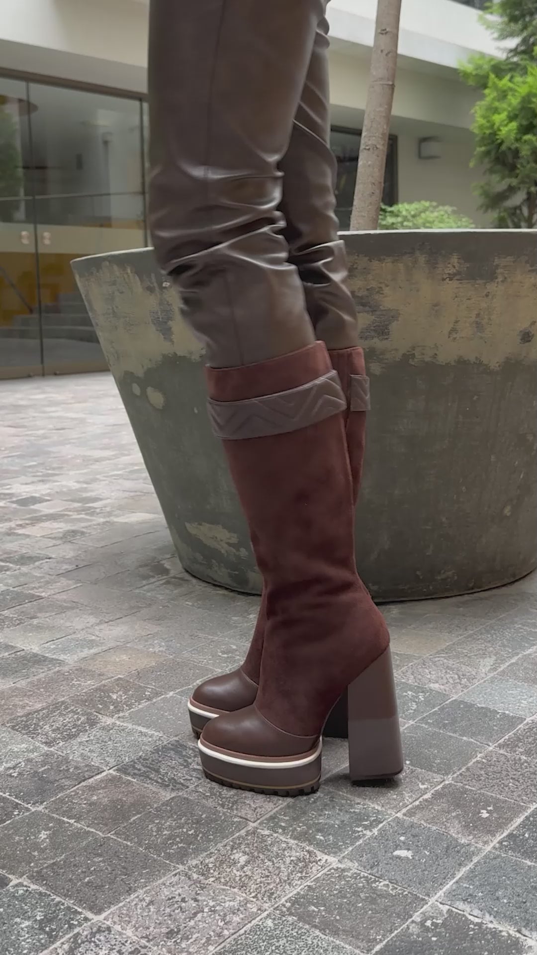 RAPHAELLE BOOTS CHOCOLAT FONDANT