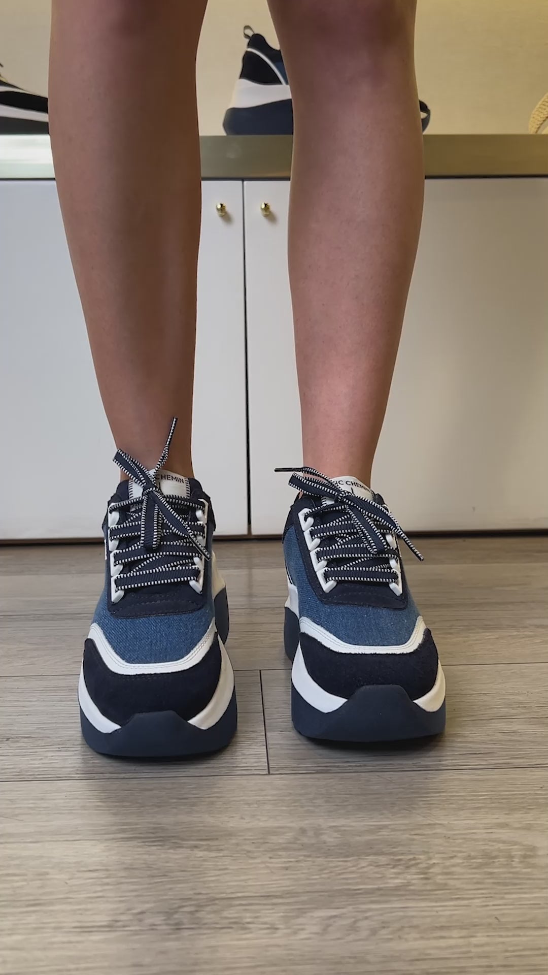 PARISIAN SNEAKERS NAVY SNKS