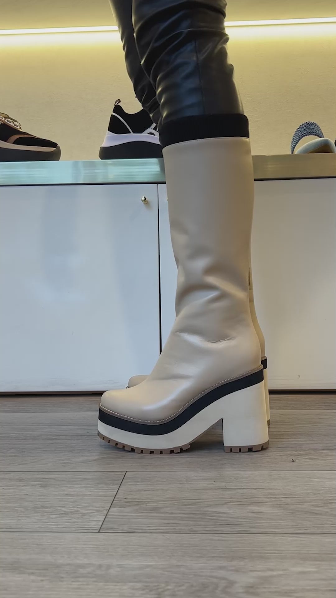 JOANNE BOOTS CACHEMIRE CRÈME BRÛLÉE