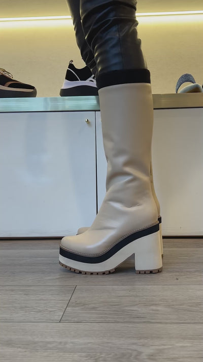 JOANNE BOOTS CACHEMIRE CRÈME BRÛLÉE